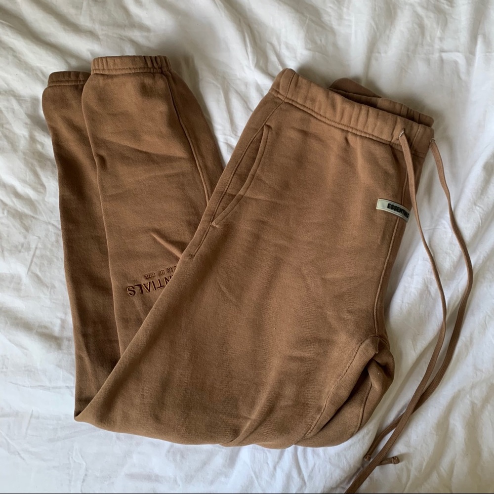 FOG Fear of God ESSENTIALS Brown Sweatpants